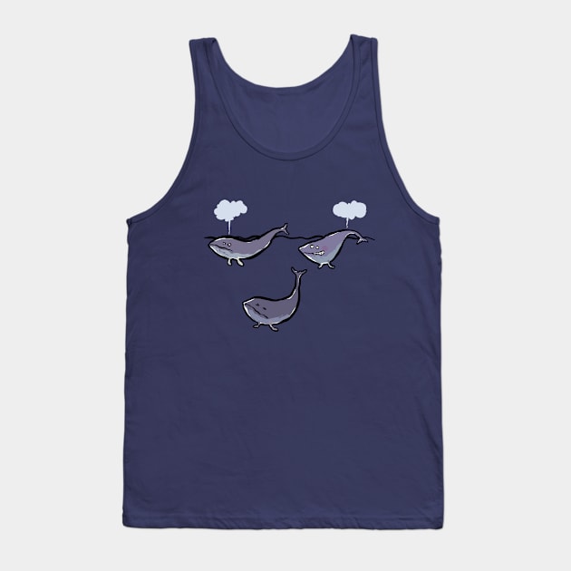 smelly whale Tank Top by greendeer